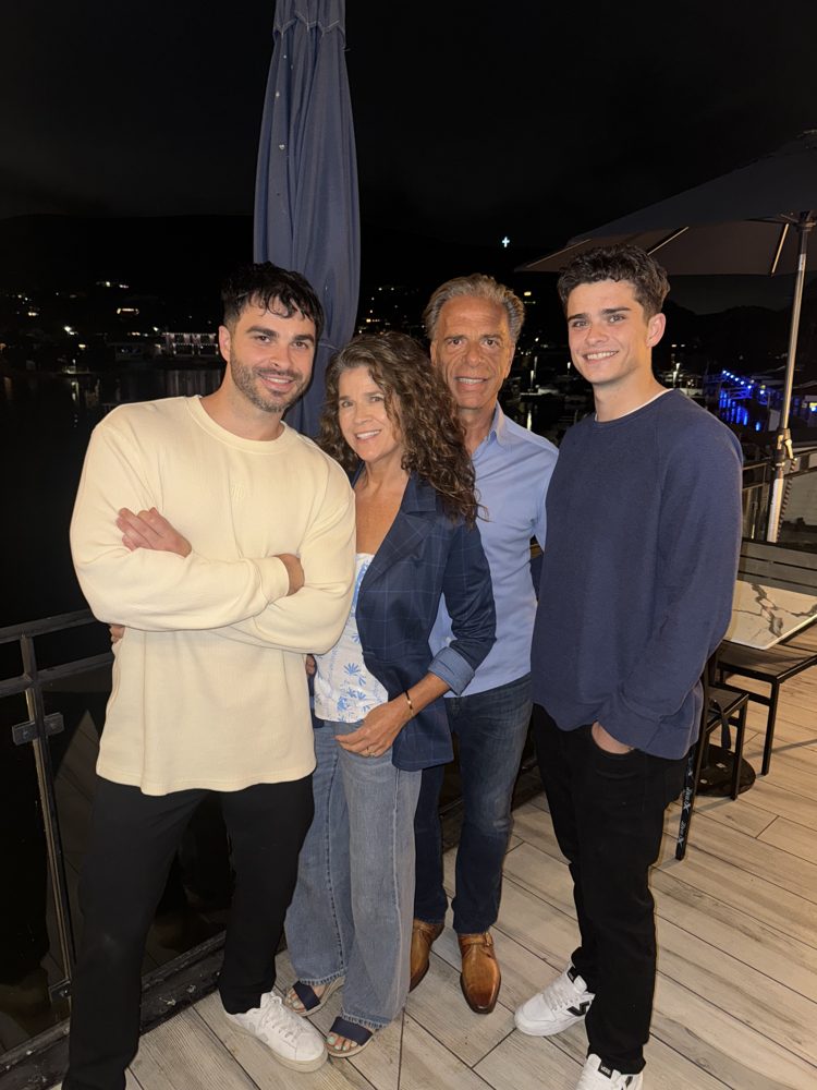 Michael with his family